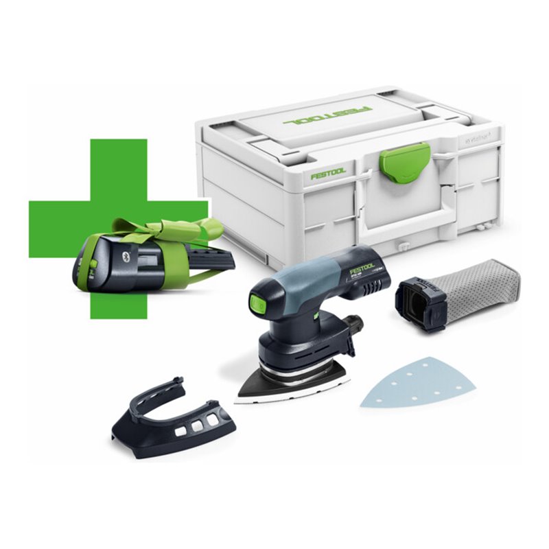 Festool Akku-Deltaschleifer DTSC 400-Basic-ERGO (Gratis Akku Aktion)