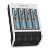 Ansmann Schnell-Ladegerät Comfort Smart + 4× AA, 2100mAh