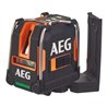 AEG Kreuzlinienlaser CLG3-30K, 30 m, grün, inkl. Tasche, 3x AA Batterien, Wandhalterung (magnetisch), Laser-Zieltafel, Klettband