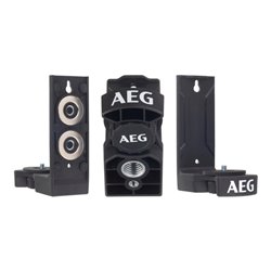 AEG Kreuzlinienlaser CLR2-15B, 15 m, rot, inkl. Tasche, 2x AA Batterien, Wandhalterung (magnetisch), Klettband