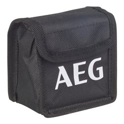AEG Kreuzlinienlaser CLR2-15B, 15 m, rot, inkl. Tasche, 2x AA Batterien, Wandhalterung (magnetisch), Klettband