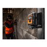 AEG Kreuzlinienlaser CLR2-15B, 15 m, rot, inkl. Tasche, 2x AA Batterien, Wandhalterung (magnetisch), Klettband
