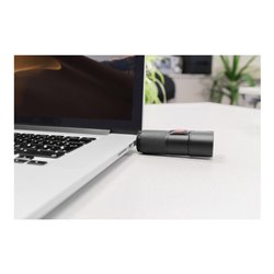 Ansmann Profi-Aluminium-LED-Taschenlampe integriertem Akku, 300 Lumen, Future T350FR