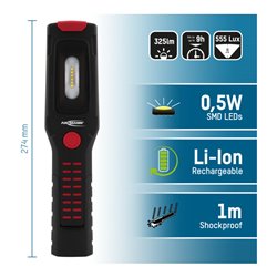 Ansmann Akku-Werkstattlampe für den professionellen Einsatz IL300R