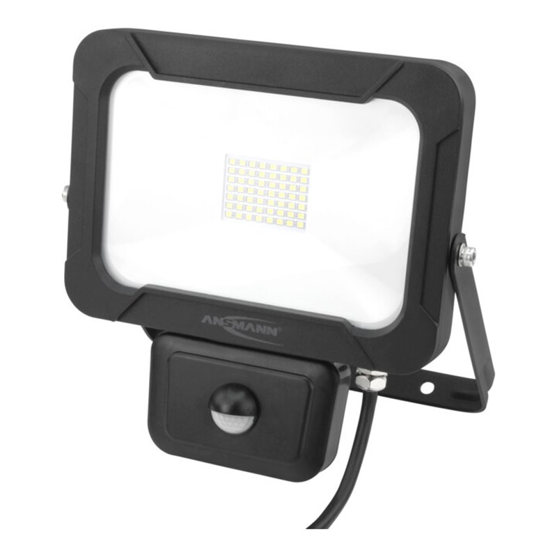 Ansmann Luminary LED-Wandstrahler PIR 30 W Bewegungsmelder, bis zu 2400 Lumen WFL2400S