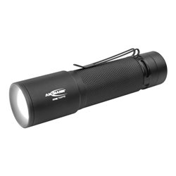 Ansmann Taschenlampe mit Akku oder Batterie betrieb + Gürtelclip T600FRB