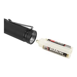Ansmann Taschenlampe mit Akku oder Batterie betrieb + Gürtelclip T600FRB