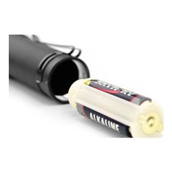 Ansmann Taschenlampe mit Akku oder Batterie betrieb + Gürtelclip T600FRB
