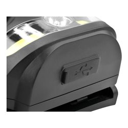 Ansmann Sensor-Stirnlampe 4W COB + 5W LED, spritzwassergeschützt HD250RS