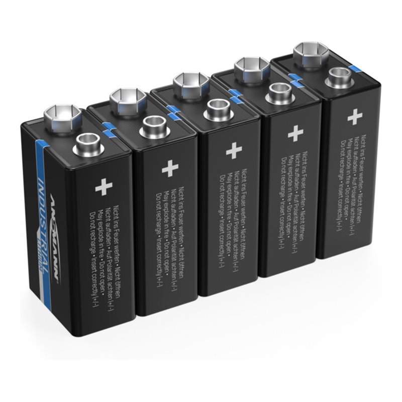 Ansmann Lithium Batterie Block E / 1604LC 5er Box