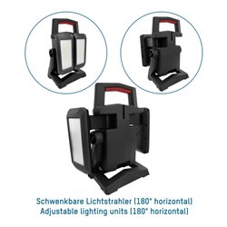 Ansmann LED-Profi-Arbeitsscheinwerfer HS4500R-DUO