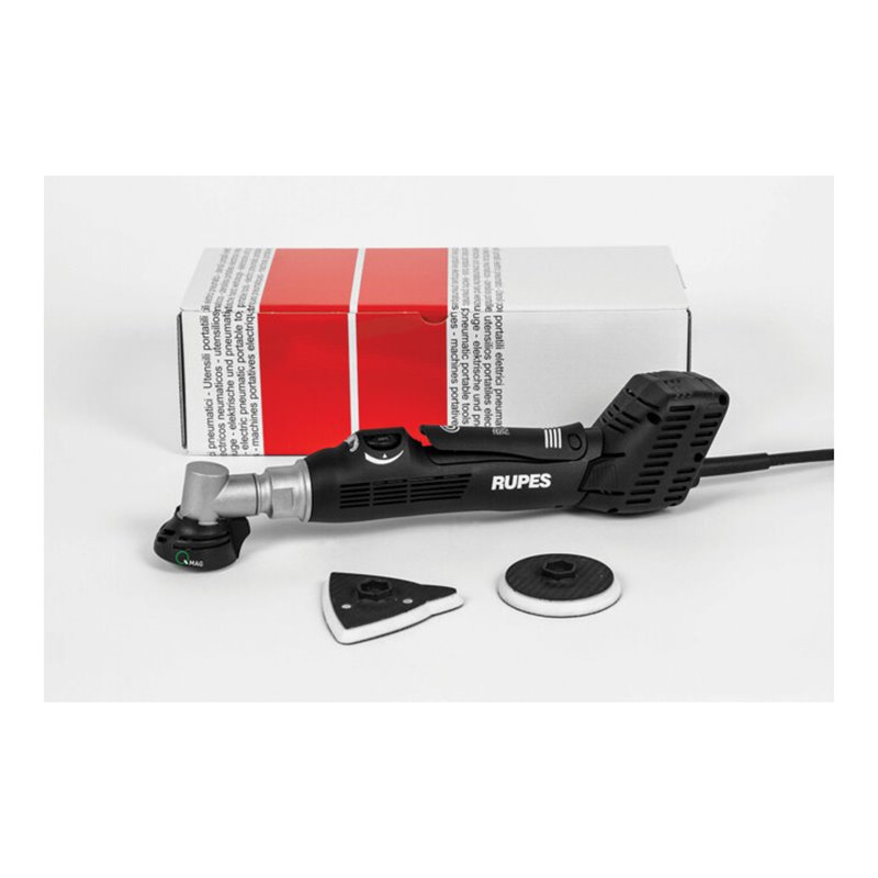 Rupes i NANO Q MAG Schleifer Kit STB 1-HQM83 1-Ladegeraet 2-Batterien, 1 Ø 75mm PAD, 1 Delta PAD