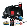 Rupes Exzenter-Poliermaschine LHR 15 ES Kit LUX mit 2 Schwaemmen, 2 Wolle Pad, 3 Polituren- 3 Mf Tuecher-1 Schuerze- Schwammentf
