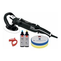 Rupes Winkel-Poliermaschine LH19E Bigfoot Kit STN mit Ø 125mm Stuetzteller, 2 Schwaemme Ø135mm, 2 Polituren