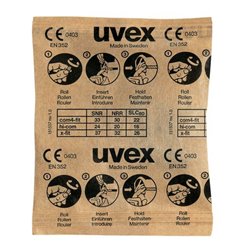 Uvex Gehörschutzstöpsel uvex x-fit, grün, SNR 37 dB, Größe M