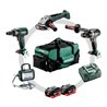 Metabo Akkuset Combo Set 4.3.2 18 V (691175000), BS 18 LTX BL I + SSW 18 LTX 400 BL + WB 18 LTX BL 125 Q + BSA 14.4-18 LED