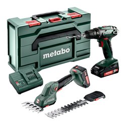 Metabo Akkuset Combo Set 2.2.5 18V (685186000), BS 18 + SGS 18 LTX Q, metaBOX 165 L