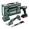 Metabo Akkuset Combo Set 2.2.5 18V (685186000), BS 18 + SGS 18 LTX Q, metaBOX 165 L