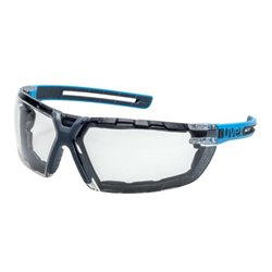 Uvex Bügelbrille uvex x-fit pro, UV400 guard supravision excellence blau/anthr. o.S.
