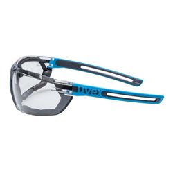 Uvex Bügelbrille uvex x-fit pro, UV400 guard supravision excellence blau/anthr. o.S.