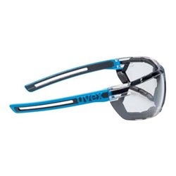 Uvex Bügelbrille uvex x-fit pro, UV400 guard supravision excellence blau/anthr. o.S.