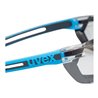 Uvex Bügelbrille uvex x-fit pro, UV400 guard supravision excellence blau/anthr. o.S.
