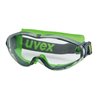 Uvex Vollsichtbrille ultrasonic, UV400 farblos supravision extreme grau/lime