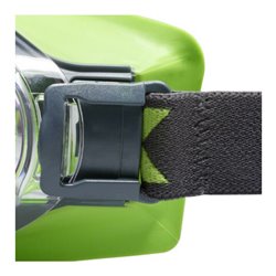 Uvex Vollsichtbrille ultrasonic, UV400 farblos supravision extreme grau/lime