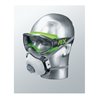 Uvex Vollsichtbrille ultrasonic, UV400 farblos supravision extreme grau/lime