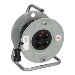 Kabeltrommel AK 260 25 m H05VV-F 3G1,5 im Einzelkarton