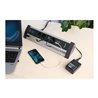 Alu-Office-Line Steckdosenleiste mit USB Power Delivery USB-Ladefunktion 4-fach 1,8m H05VV-F 3G1,5