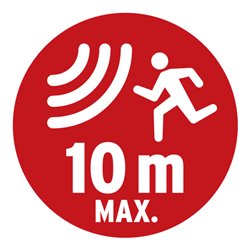 Batterie LED Strahler LUFOS 200 mit Infrarot-Bewegungsmelder IP44 210lm