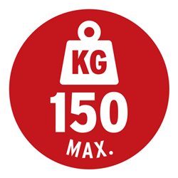 Doppelstufenleiter Aluminium 2x8 Stufen Höhe Stehleiter 1,68m