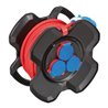 Brennenstuhl CEE-Kabeltrommel X-Gum / Camping-Kabeltrommel mit 12m Kabel in rot