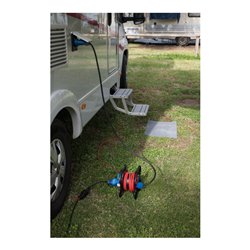Brennenstuhl CEE-Kabeltrommel X-Gum / Camping-Kabeltrommel mit 12m Kabel in rot