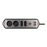 brennenstuhl®estilo Ecksteckdosenleiste mit USB-Ladefunktion 2x Schutzkontakt, 2x Euro