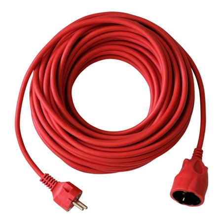 Kunststoff-Verlängerung Rot 20m H05VV-F 3G1,5