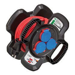 Gummi-Kabelhaspel X-Gum IP44 10m AT-N05V3V3-F 3G1,5