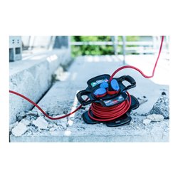 Gummi-Kabelhaspel X-Gum IP44 10m AT-N05V3V3-F 3G1,5