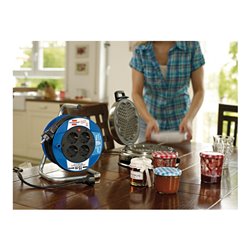 Brennenstuhl Kompakt Kabeltrommel schwarz 15m H05VV-F 3G1,5