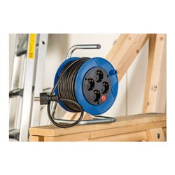 Brennenstuhl Kompakt Kabeltrommel schwarz 15m H05VV-F 3G1,5