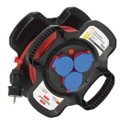 Gummi-Kabelhaspel X-Gum IP44 10m H07RN-F 3G1,5