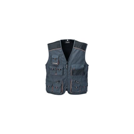 Terratrend Job Weste dunkelgrau/schwarz