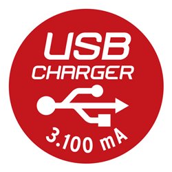 Premium-Protect-Line 60.000A Überspannungsschutz-Steckdosenleiste mit USB-Ladefunktion 6-fach 3m H05VV-F 3G1,5