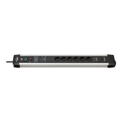 Premium-Protect-Line 60.000A Überspannungsschutz-Steckdosenleiste mit Power Delivery USB-Ladefunktion 6-fach 3m H05VV-F 3G1,5