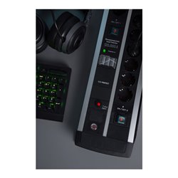 Premium-Protect-Line 120.000A Überspannungsschutz-Steckdosenleiste mit USB-Ladefunktion 14-fach DUO 3m H05VV-F 3G1,5