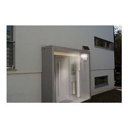 Solar LED-Strahler SOL 800 IP44 mit Infrarot-Bewegungsmelder anthrazit