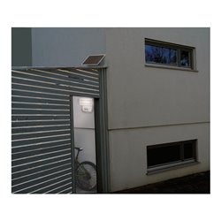 Solar LED-Strahler SOL 800 IP44 mit Infrarot-Bewegungsmelder anthrazit