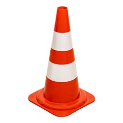 STIER Leitkegel 500 mm 2 Streifen