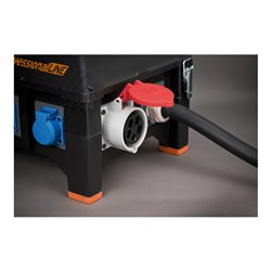 professionalLINE Gummi-Stromverteiler BSV 5-32A FI 2m H07RN-F 5G6,0 CEE32A+2x16A, 6x230V